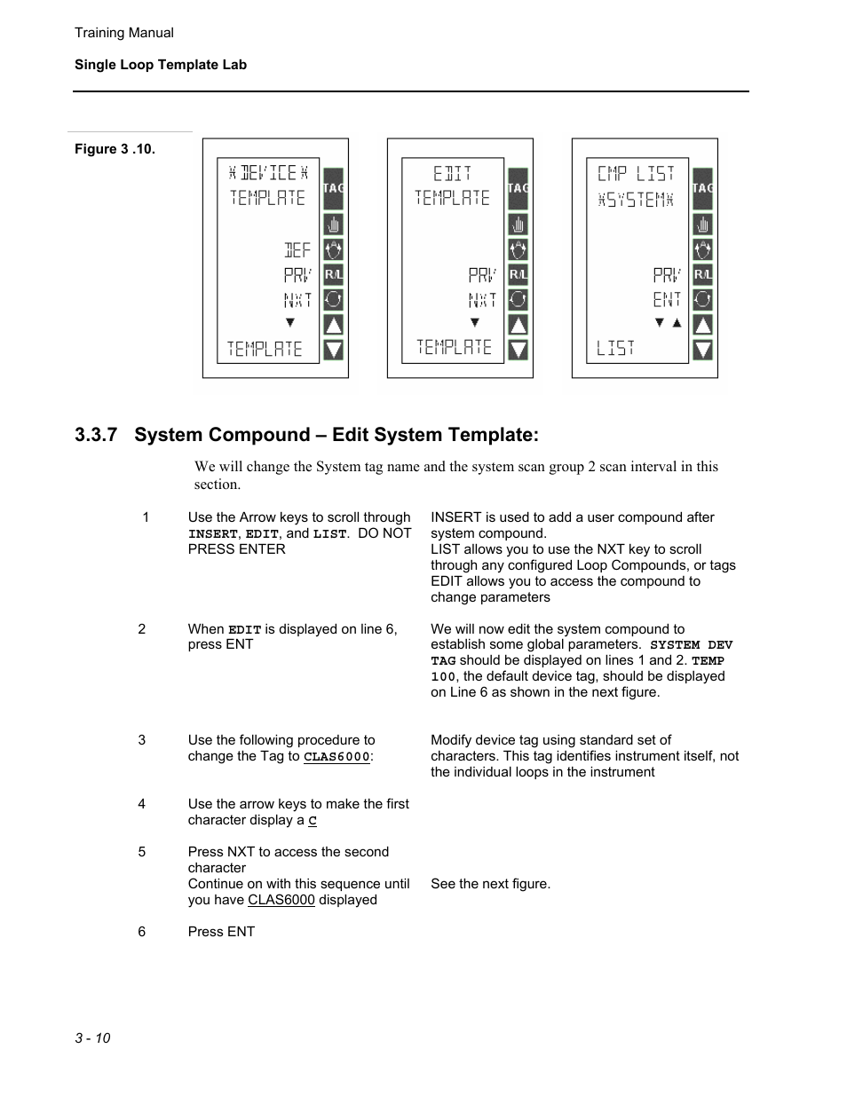 7 system compound – edit system template | Micromod MOD: 30ML Controller Operation and Maintenance Training Manual User Manual | Page 32 / 74