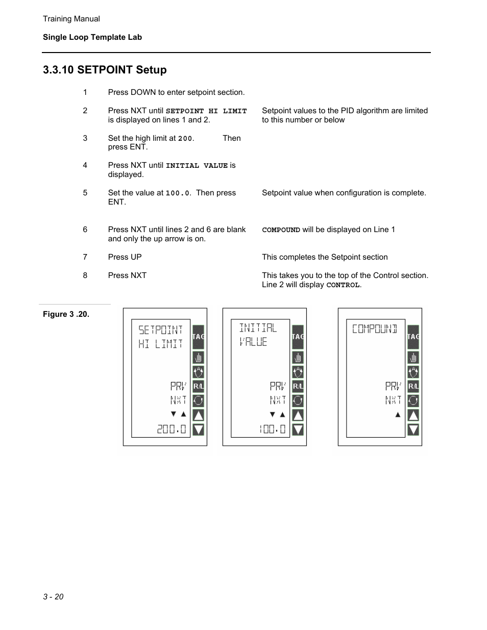 10 setpoint setup | Micromod MOD: 30ML Controller Operation and Maintenance Training Manual User Manual | Page 42 / 74