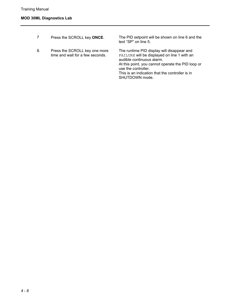 Micromod MOD: 30ML Controller Operation and Maintenance Training Manual User Manual | Page 56 / 74