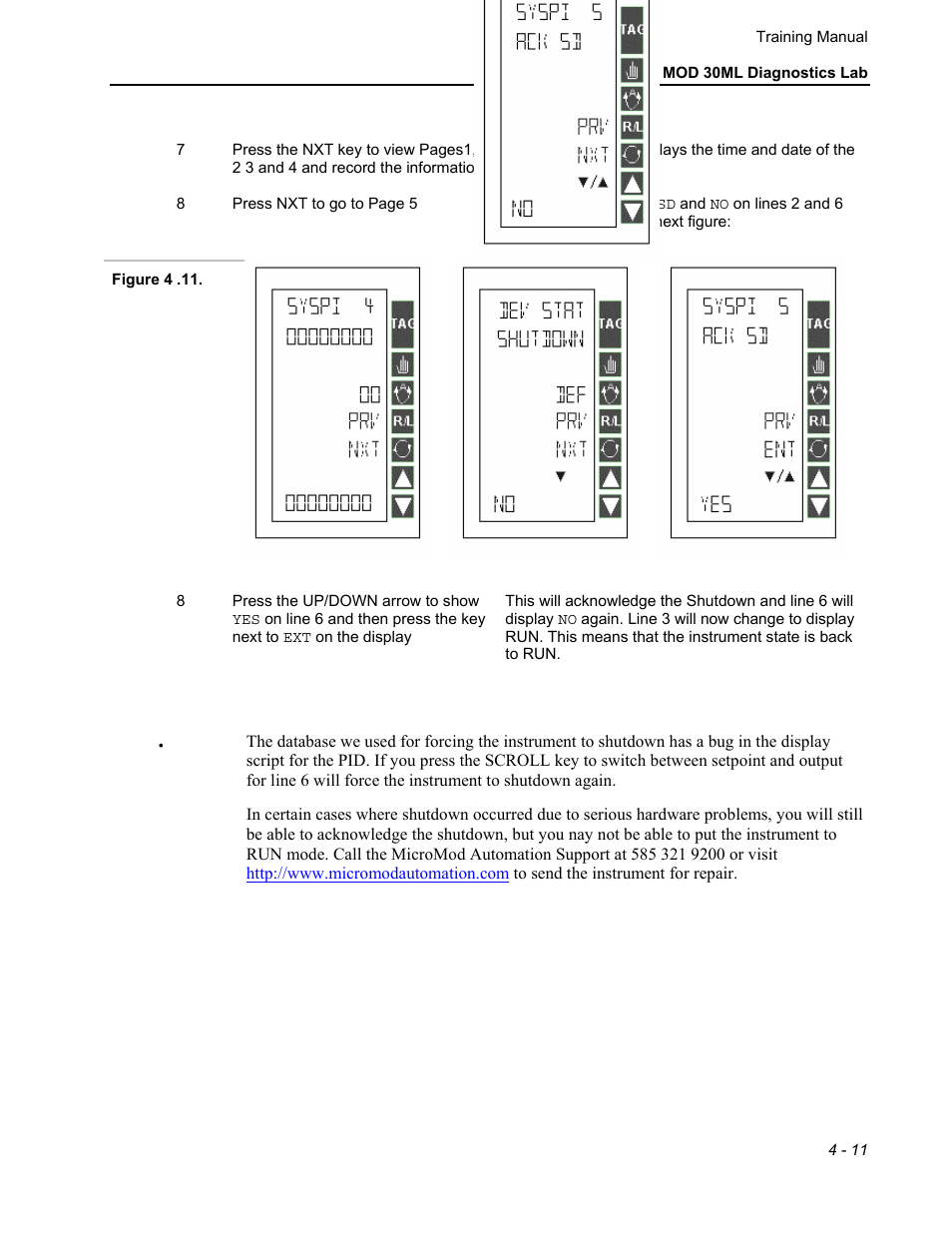 Micromod MOD: 30ML Controller Operation and Maintenance Training Manual User Manual | Page 59 / 74