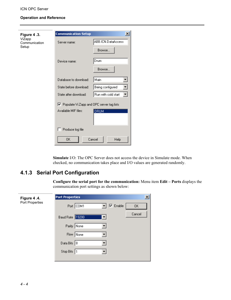 Serial port configuration, 3 serial port configuration | Micromod MOD: ICN OPC Server Users Guide User Manual | Page 30 / 38