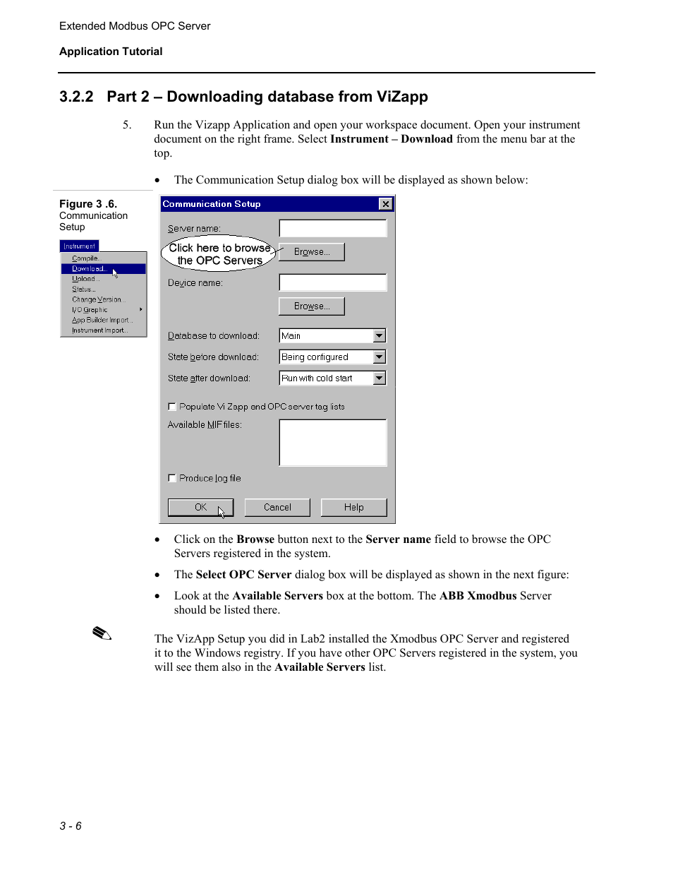 Part 2 – downloading database from vizapp | Micromod MOD: Extended Modbus (XModbus) OPC Server Users Guide User Manual | Page 20 / 42