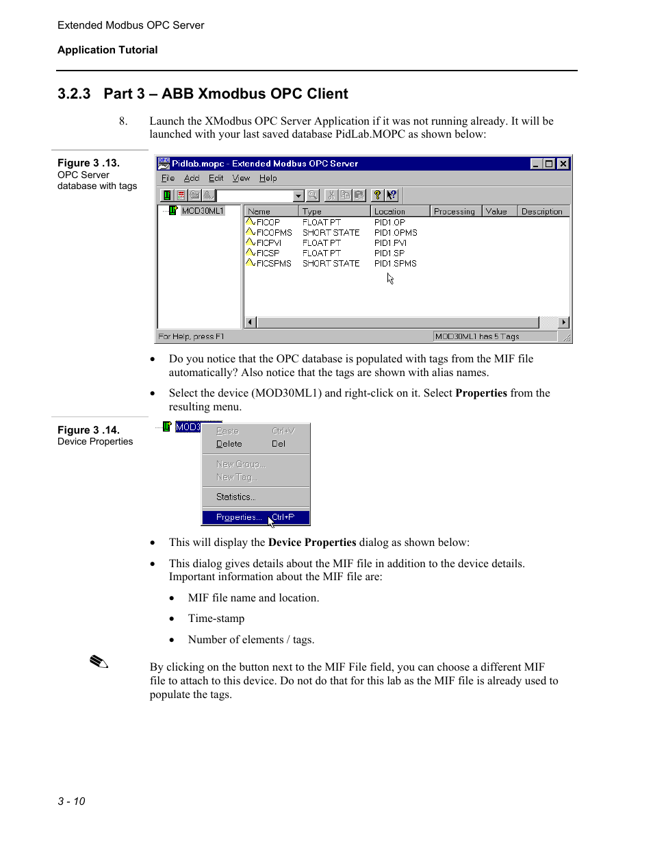 Part 3 – abb xmodbus opc client, 3 part 3 – abb xmodbus opc client | Micromod MOD: Extended Modbus (XModbus) OPC Server Users Guide User Manual | Page 24 / 42