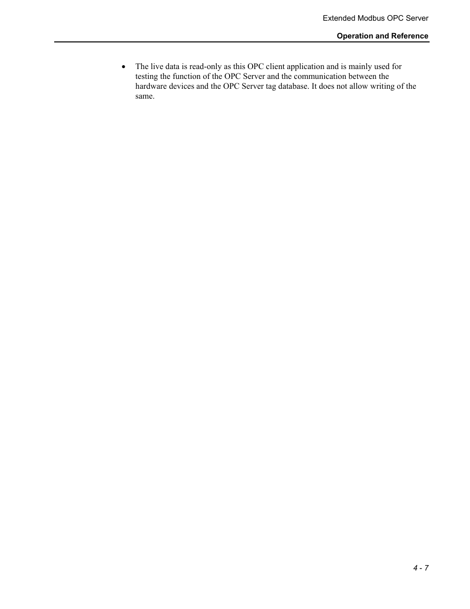 Micromod MOD: Extended Modbus (XModbus) OPC Server Users Guide User Manual | Page 33 / 42