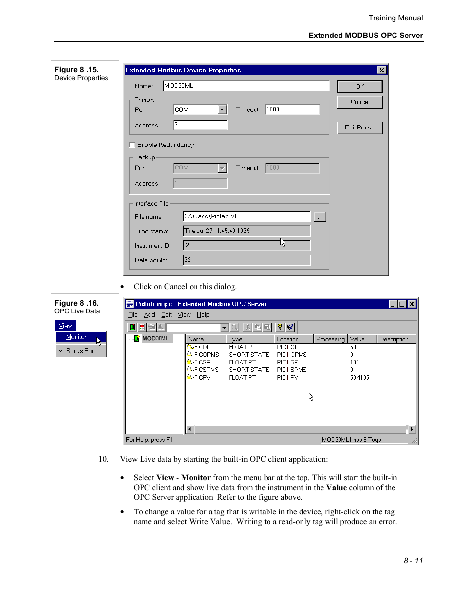 Micromod MOD: 30MLTraining Manual User Manual | Page 145 / 294