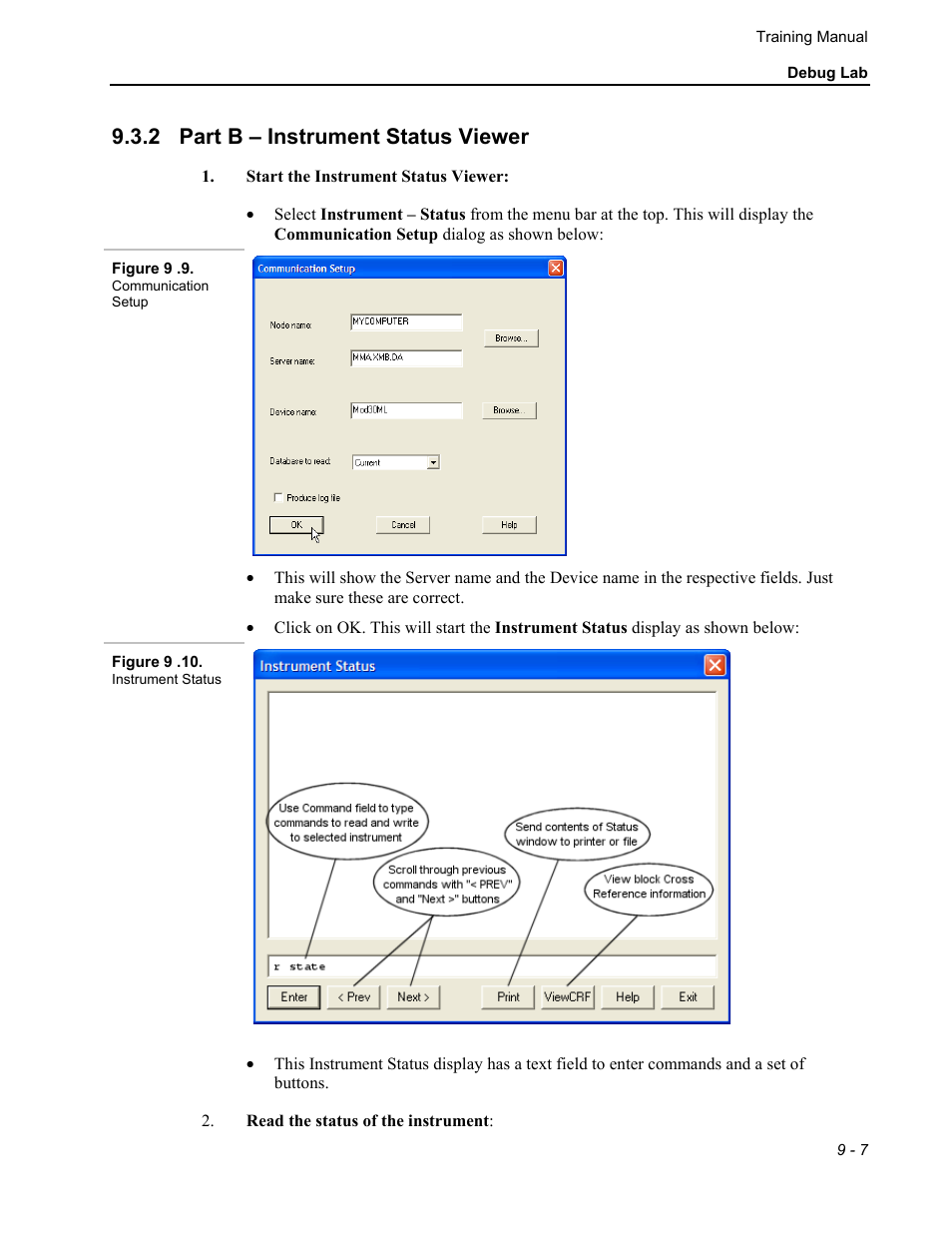 2 part b – instrument status viewer | Micromod MOD: 30MLTraining Manual User Manual | Page 153 / 294
