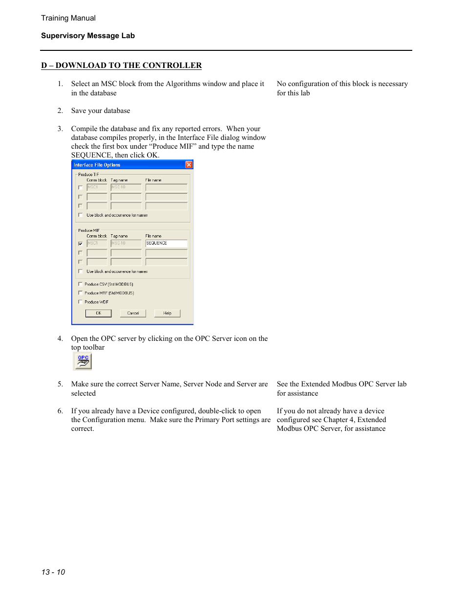 Micromod MOD: 30MLTraining Manual User Manual | Page 208 / 294