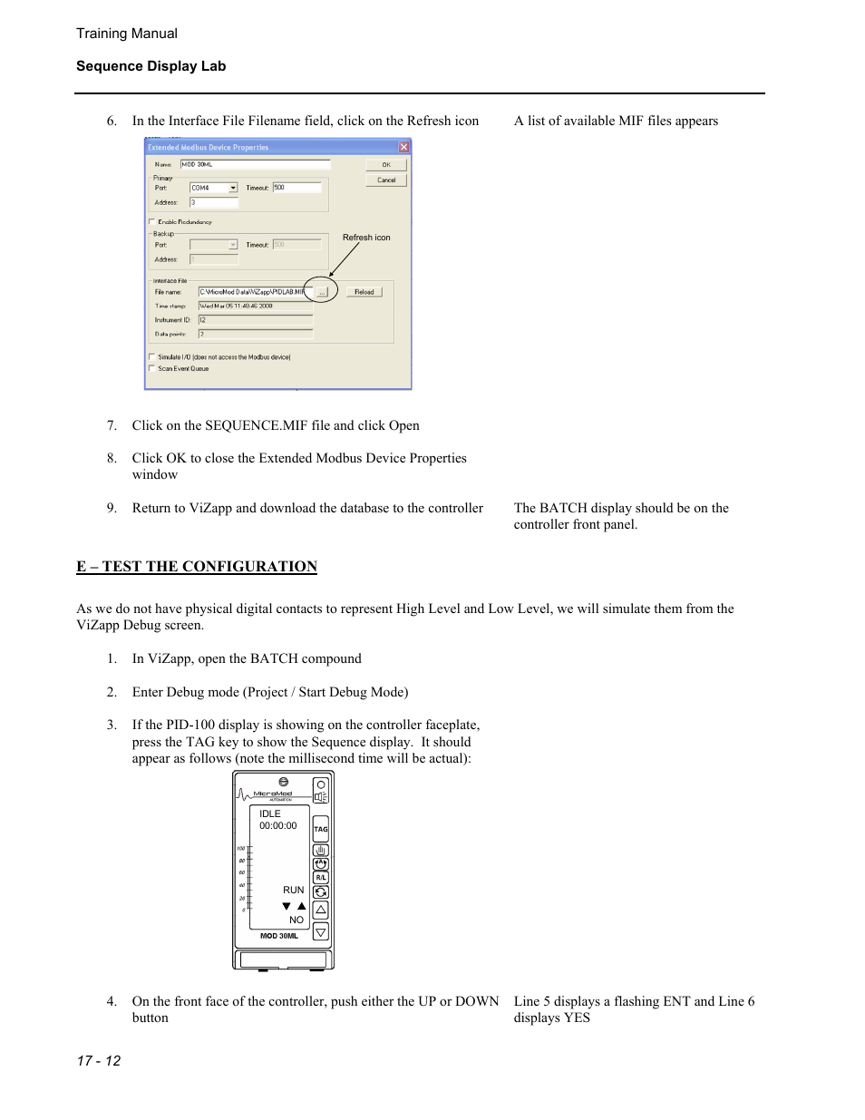 Micromod MOD: 30MLTraining Manual User Manual | Page 238 / 294