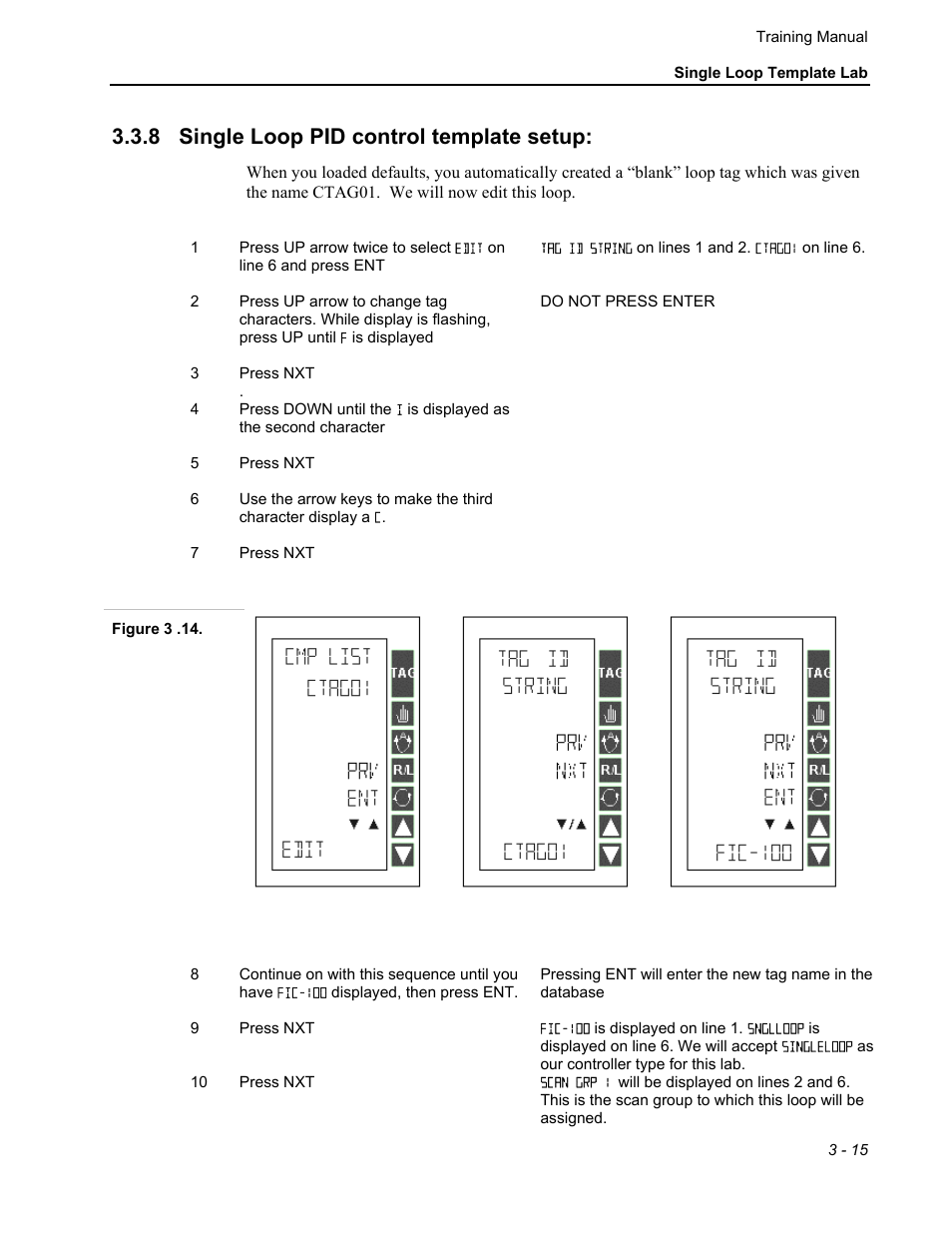 8 single loop pid control template setup | Micromod MOD: 30MLTraining Manual User Manual | Page 41 / 294