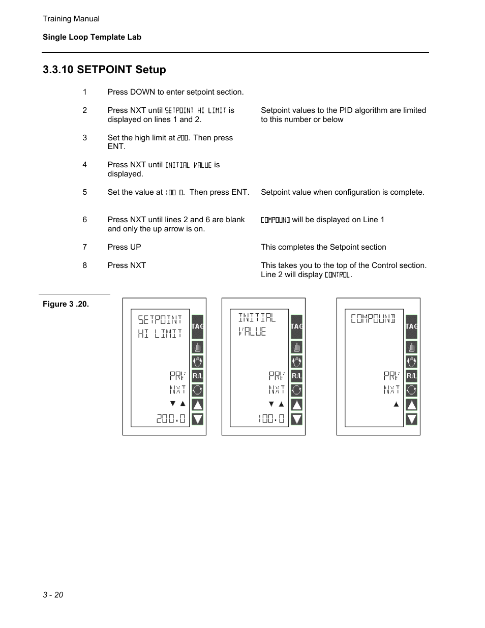 10 setpoint setup | Micromod MOD: 30MLTraining Manual User Manual | Page 46 / 294