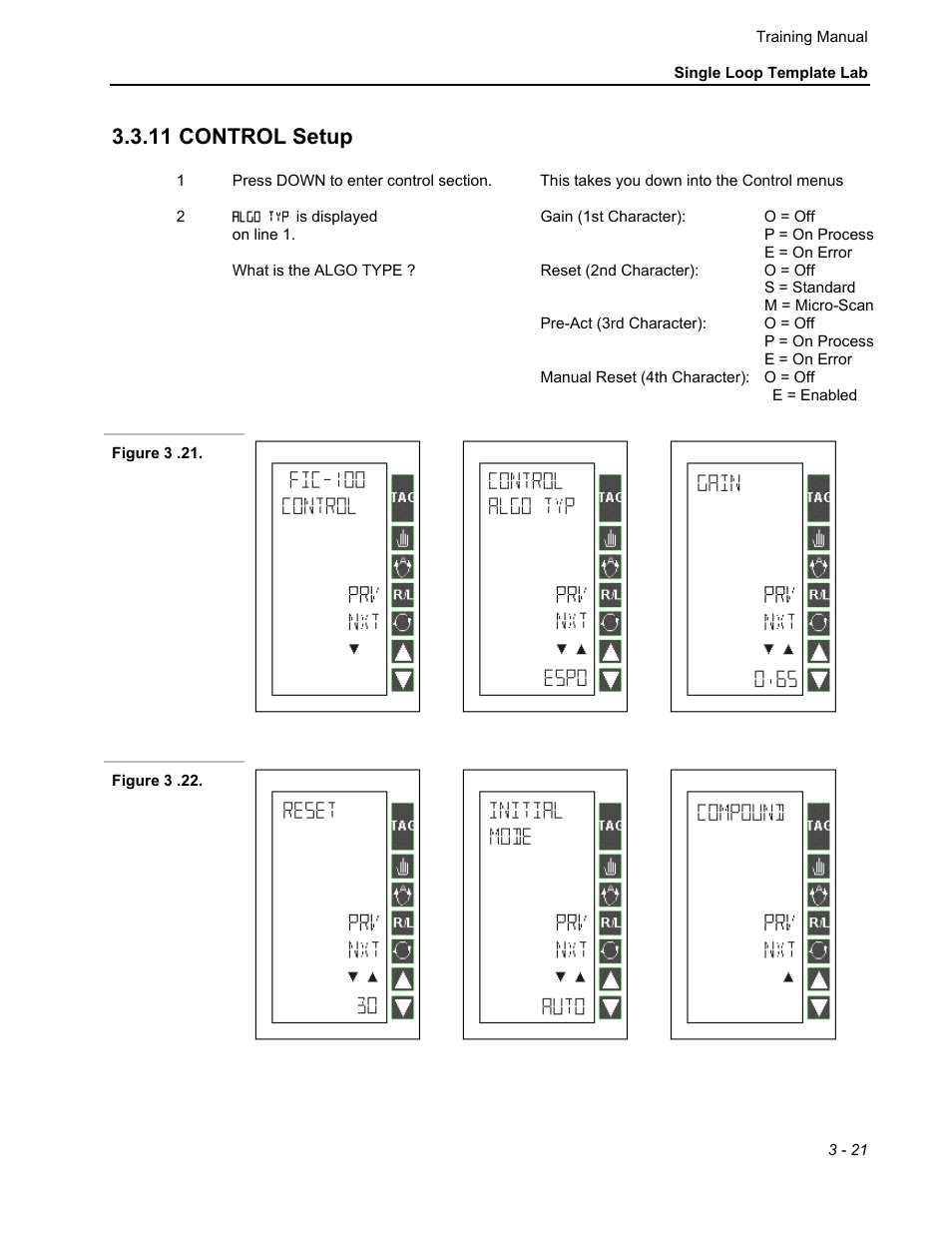 11 control setup | Micromod MOD: 30MLTraining Manual User Manual | Page 47 / 294