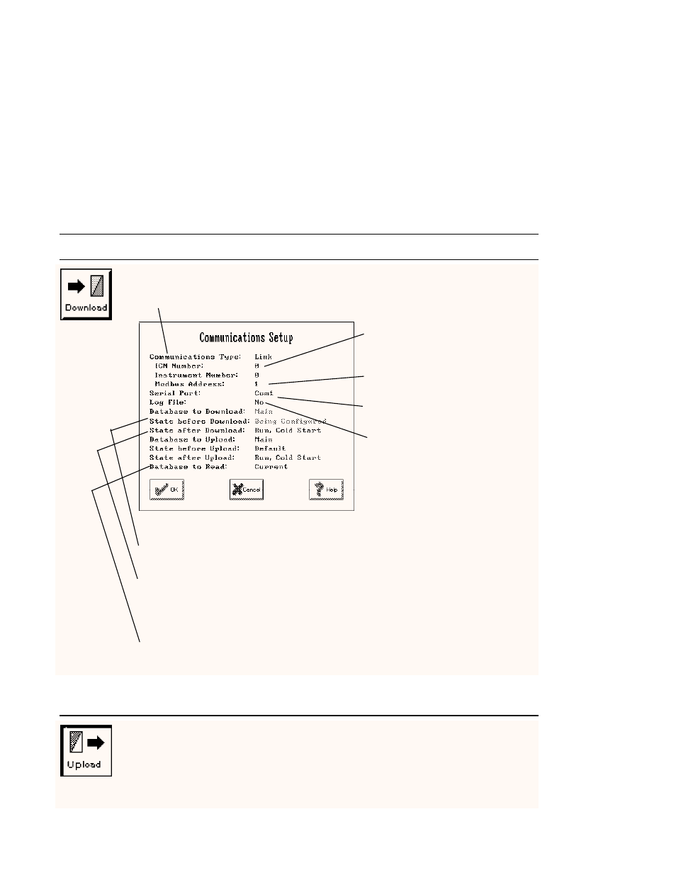 2 download, 3 upload | Micromod MOD: MODCELL Application Builder Software User Manual | Page 37 / 100