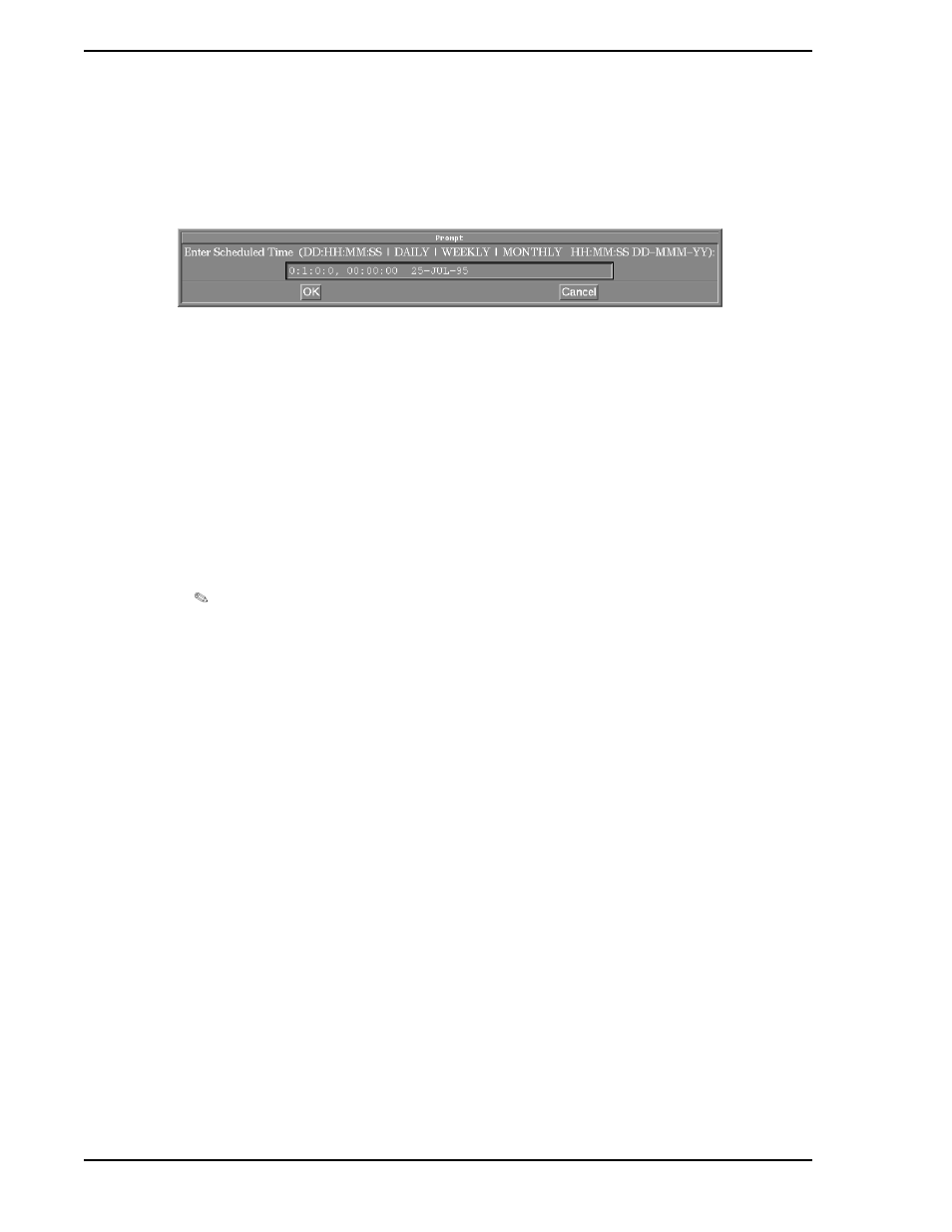 2 the scheduled time parameter, 3 the event bit name parameter, 4 the device parameter | Figure 6-4. event log scheduling window | Micromod Micro-PWC: 53PW6000 MicroPWC Configuration Guide User Manual | Page 262 / 368