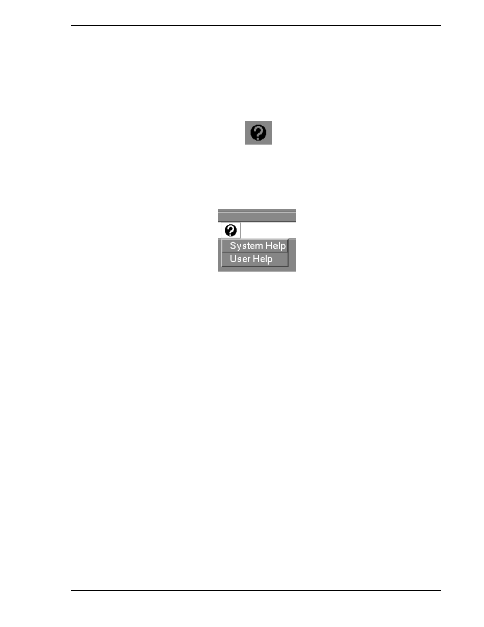 7 micro-pwc help, Figure 9-7. help icon, Figure 9-8. operator window help menu | Micromod Micro-PWC: 53PW6000 MicroPWC Configuration Guide User Manual | Page 299 / 368