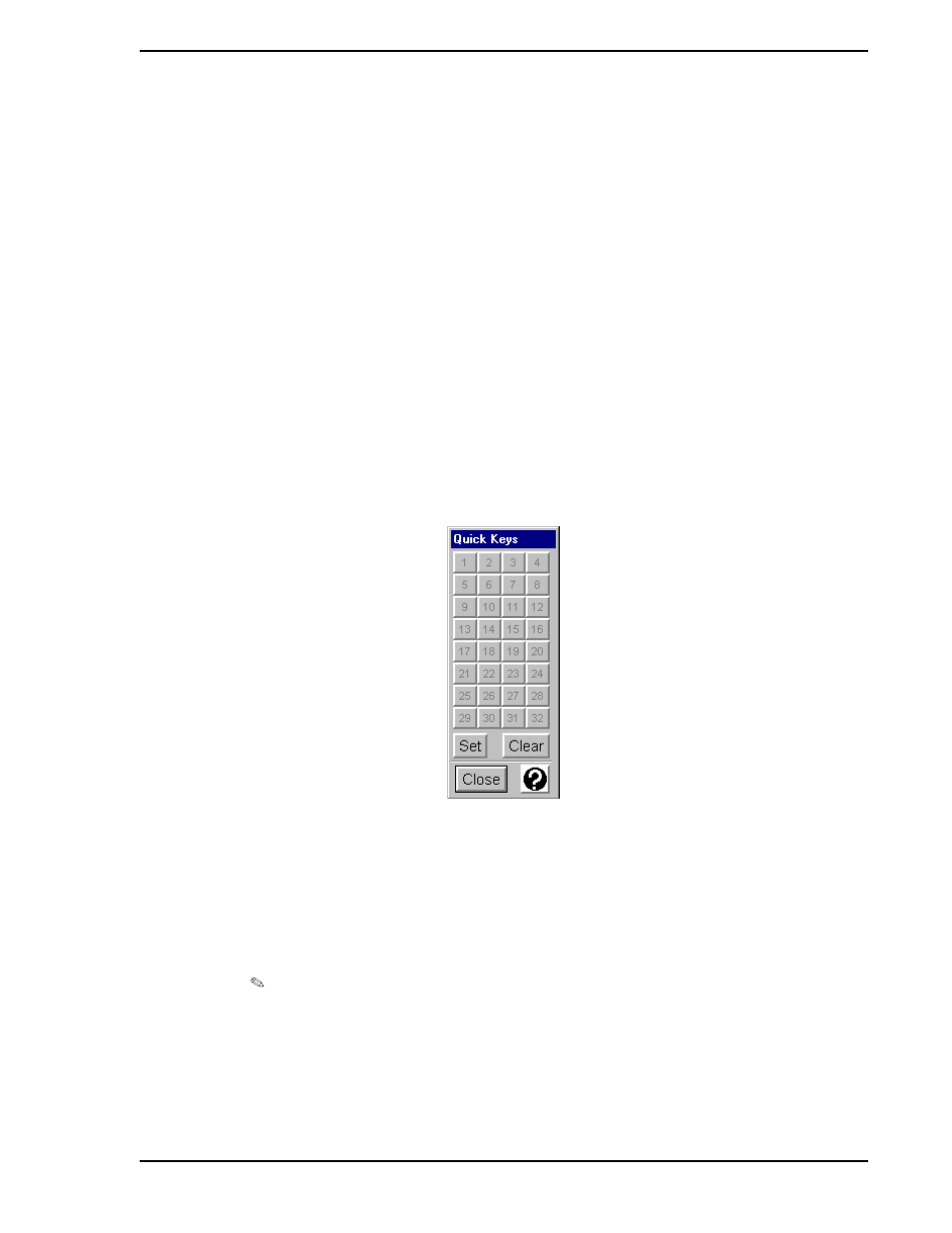 9 quick keys, 1 accessing the quick keys feature, Figure 9-12. default quick keys keypad display | Section 9.9, quick keys | Micromod Micro-PWC: 53PW6000 MicroPWC Configuration Guide User Manual | Page 303 / 368