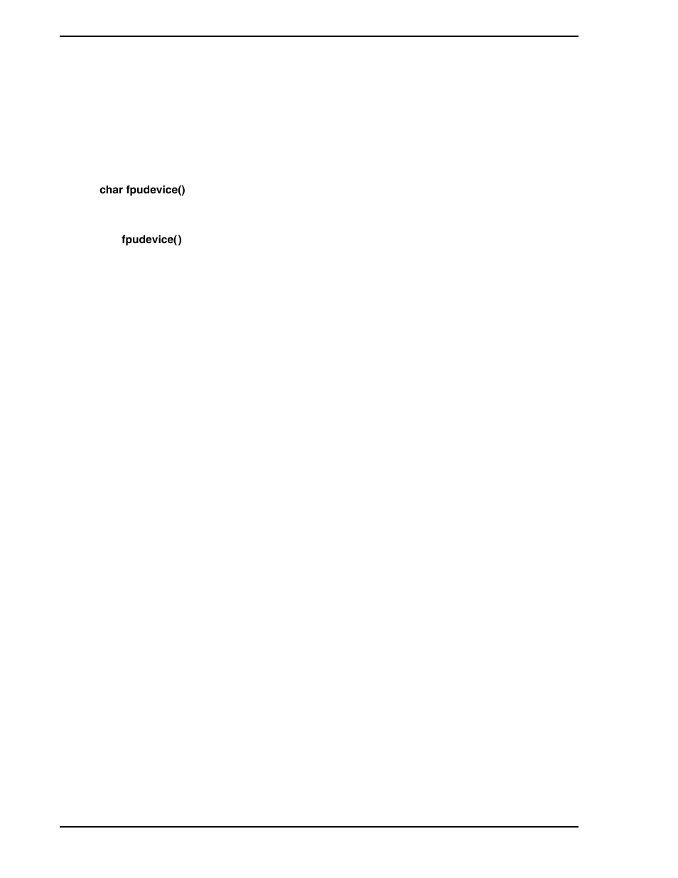 A.1 the fpudevice( ) function, The fpudevice( ) function | Micromod Micro-PWC: 53PW6000 MicroPWC Configuration Guide User Manual | Page 354 / 368