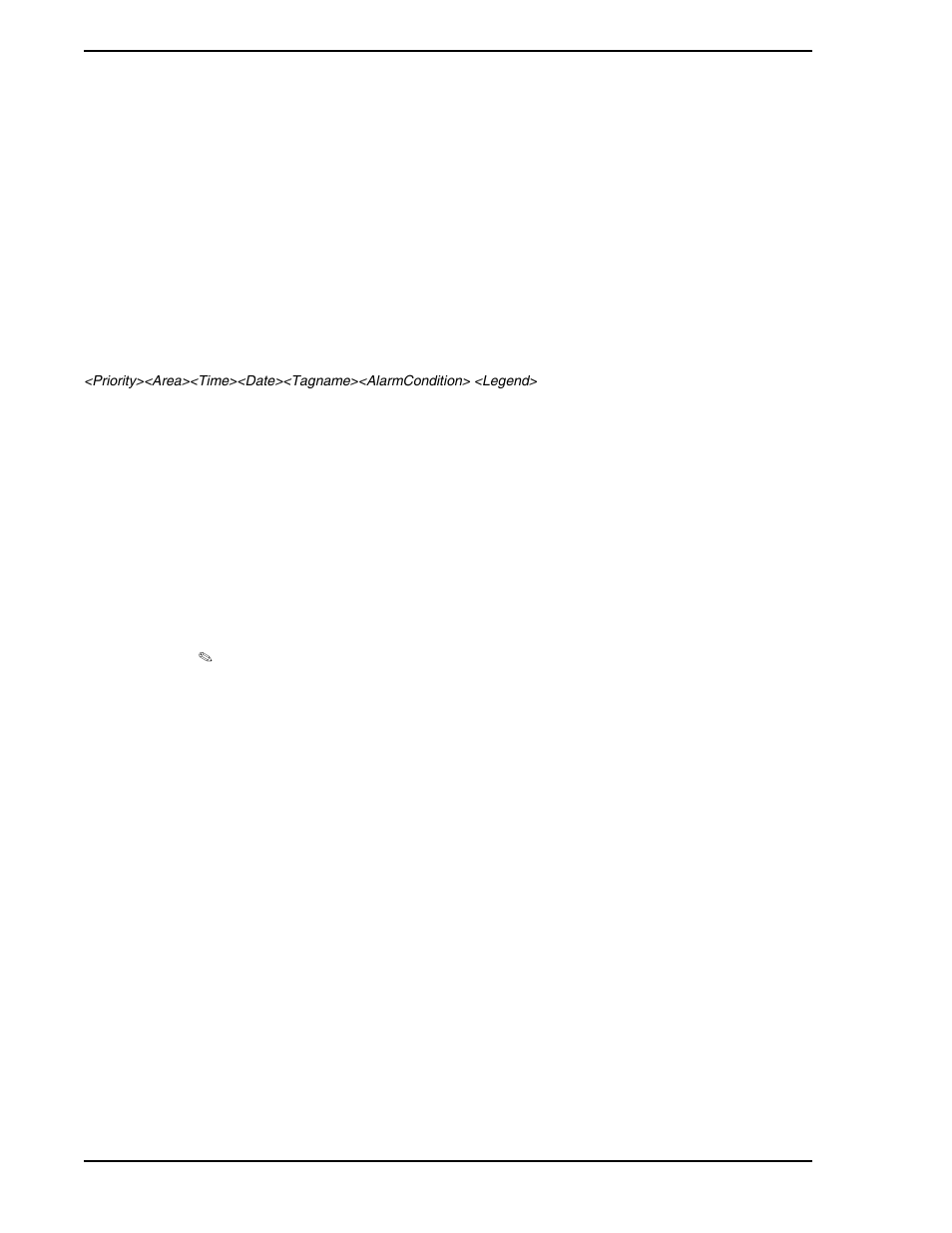 1 message class: process alarm messages, 2 message filter parameter: priority, 3 message filter parameter: area | 5 edit an alarm group | Micromod Micro-PWC: 53PW6000 MicroPWC Configuration Guide User Manual | Page 38 / 368