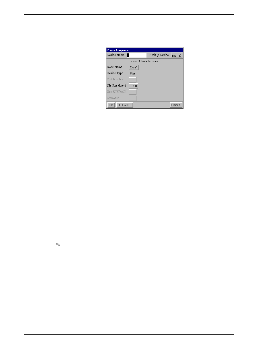 1 device name, 2 backup device, Figure 2-18. device characteristics | N in, Figure 2-18 | Micromod Micro-PWC: 53PW6000 MicroPWC Configuration Guide User Manual | Page 56 / 368