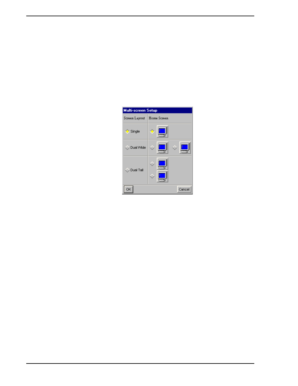 6 apply changes, 6 configuring multiple screens, Figure 2-25. multiscreen setup | Micromod Micro-PWC: 53PW6000 MicroPWC Configuration Guide User Manual | Page 68 / 368