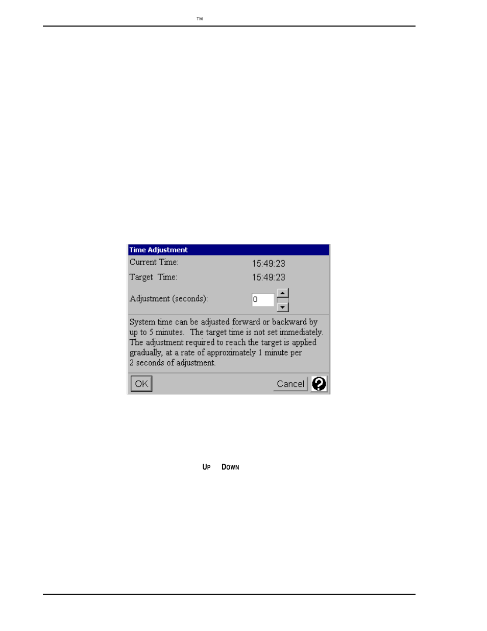 2 daylight saving time, 3 time adjustment, Figure 4-2. time adjustment window | Micromod Micro-PWC: 53PW6000 MicroPWC Installation and Setup Manual User Manual | Page 58 / 80