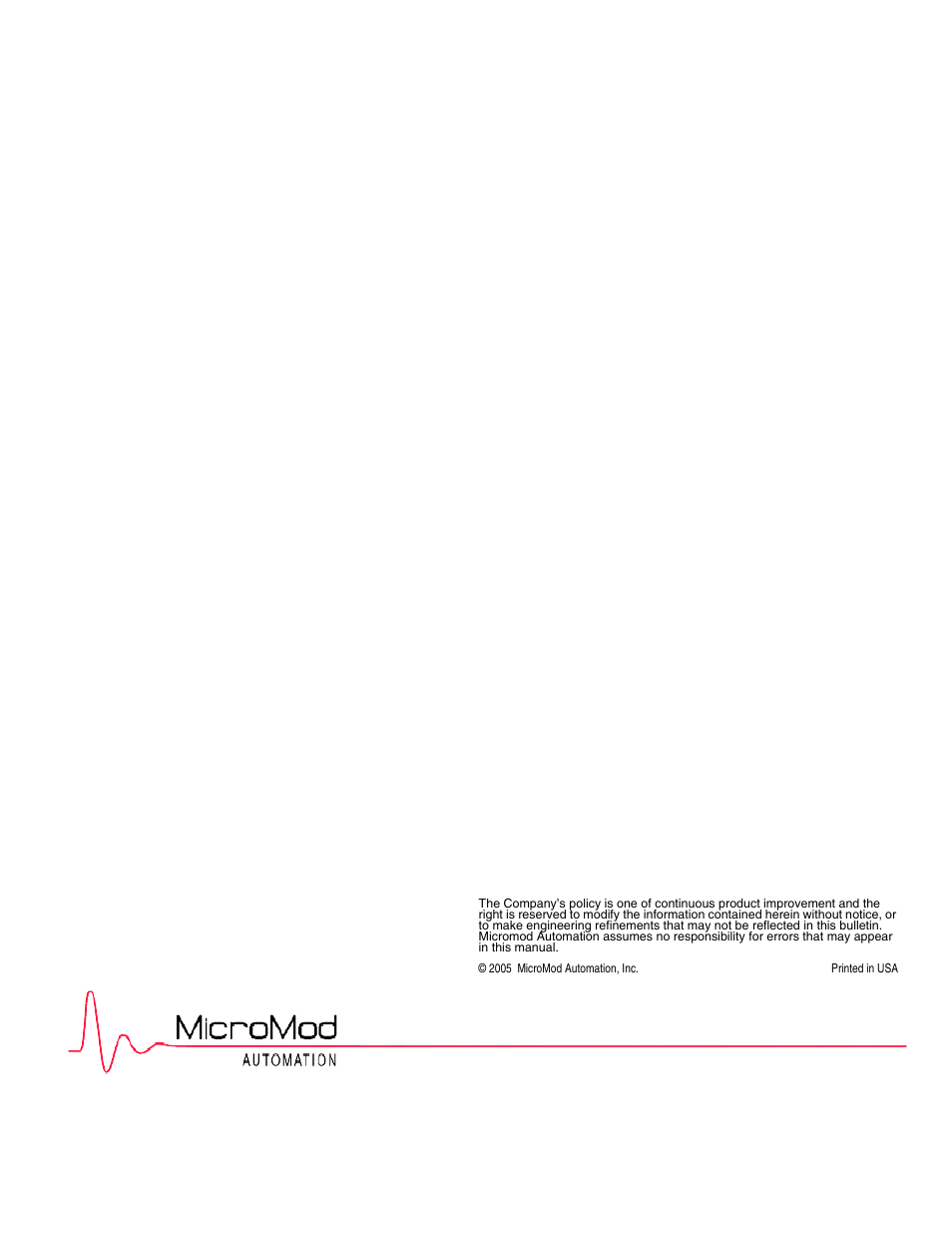 Micromod Micro-PWC: 53PW6000 MicroPWC Installation and Setup Manual User Manual | Page 80 / 80