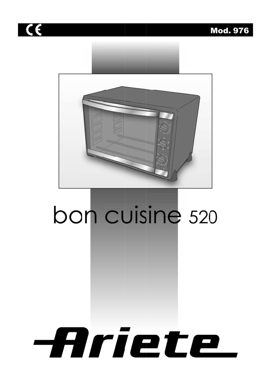 ARIETE Bon Cuisine 520 User Manual | 58 pages