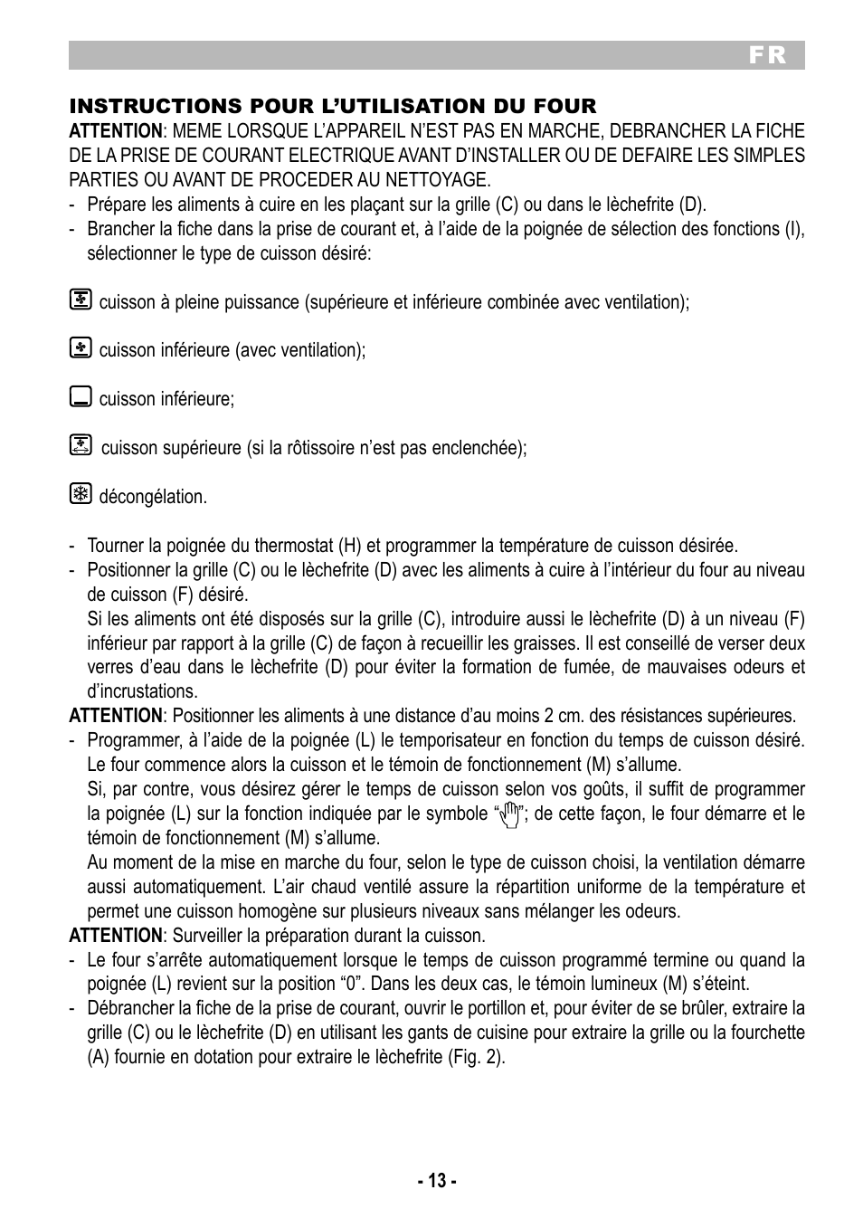 ARIETE Bon Cuisine 520 User Manual | Page 15 / 58