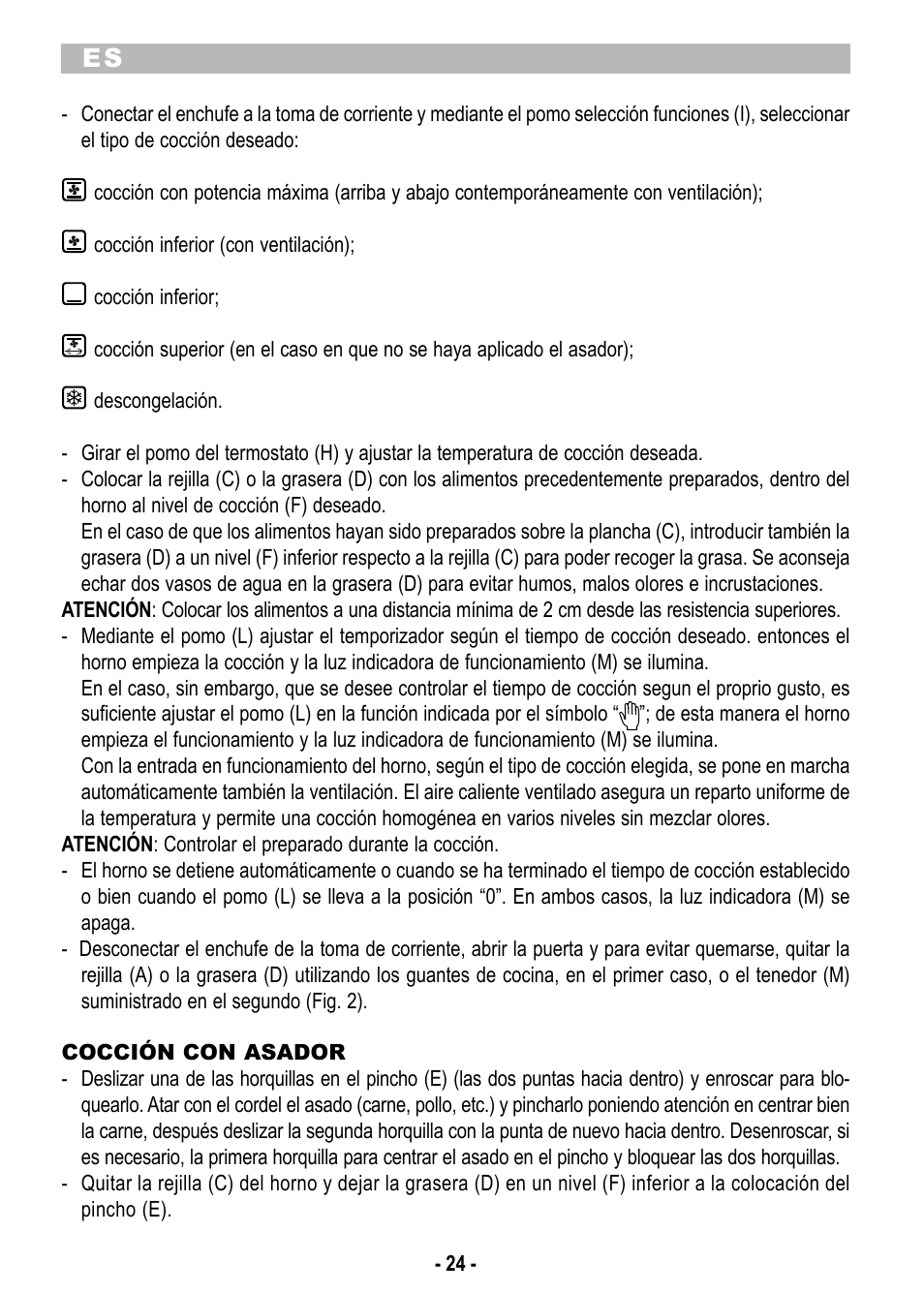 ARIETE Bon Cuisine 520 User Manual | Page 26 / 58