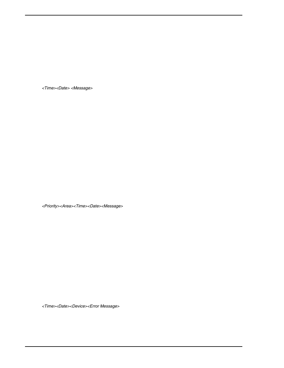2 message class: system event messages, 3 message class: operator messages, 4 message class: operating errors | Micromod Micro-PWC: 53PW6000 MicroPWC Operators Manual User Manual | Page 110 / 174