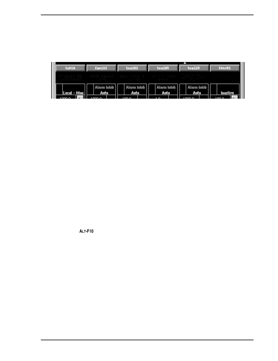 3 status area, 1 status messages, 2 mode message | 3 alarm indicator, 4 process display area | Micromod Micro-PWC: 53PW6000 MicroPWC Operators Manual User Manual | Page 59 / 174