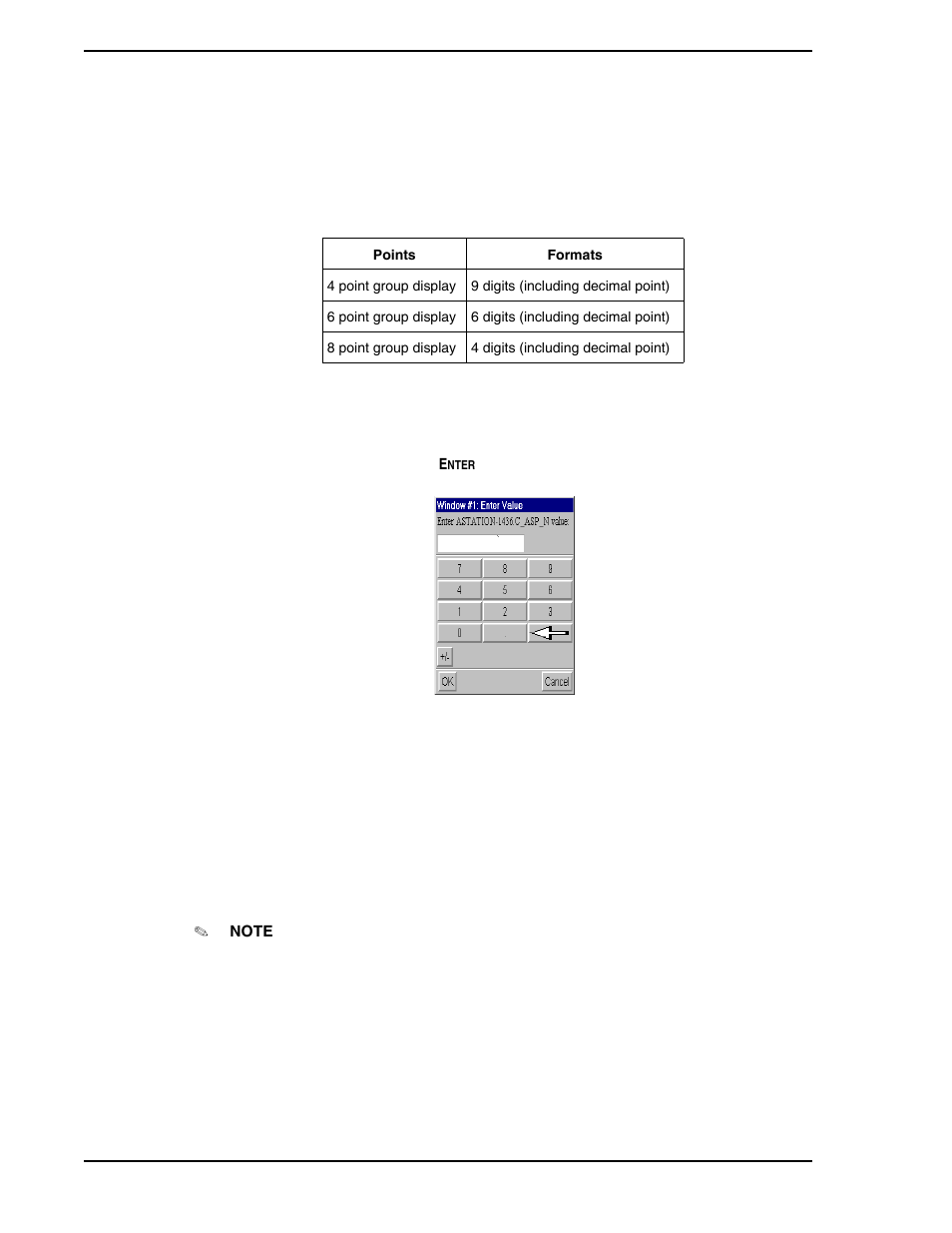 4 process control functions, 1 dynamic faceplates, Figure 4-9. value entry window | Micromod Micro-PWC: 53PW6000 MicroPWC Operators Manual User Manual | Page 60 / 174