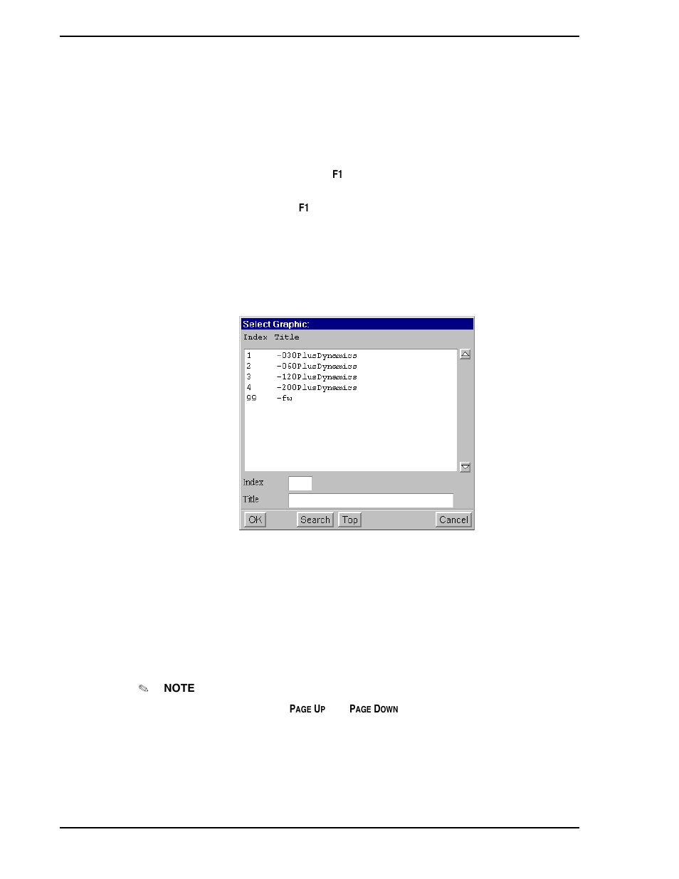 1 accessing graphic displays, Figure 7-2. select graphic pop-up window | Micromod Micro-PWC: 53PW6000 MicroPWC Operators Manual User Manual | Page 84 / 174