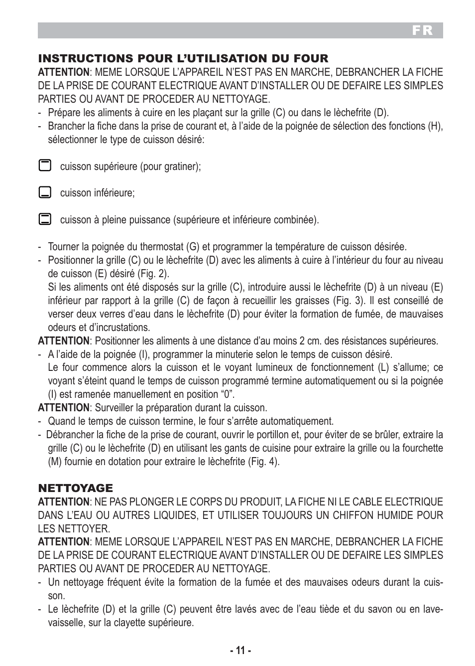 ARIETE Bon Cusine 180 User Manual | Page 13 / 46