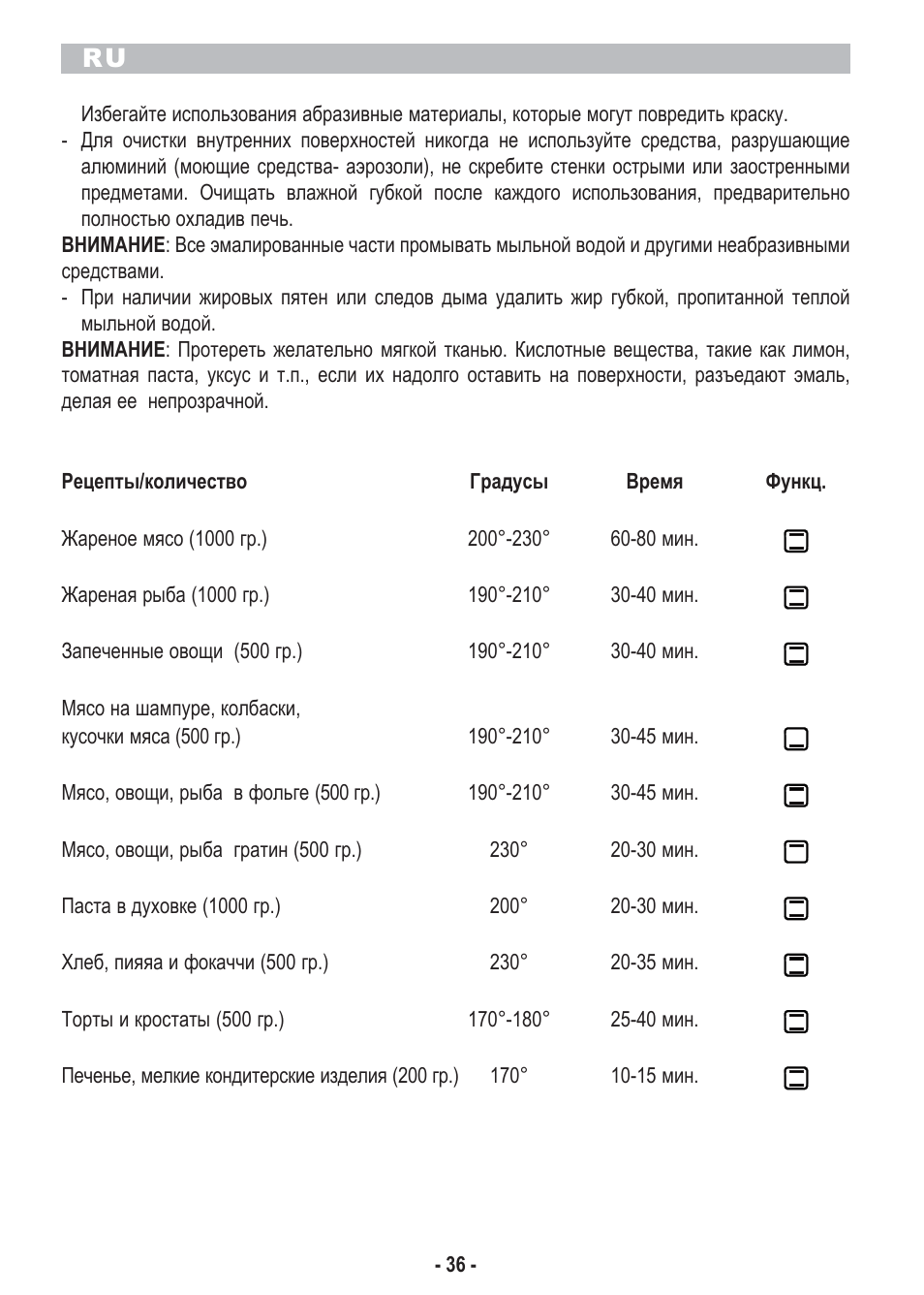 ARIETE Bon Cusine 180 User Manual | Page 38 / 46