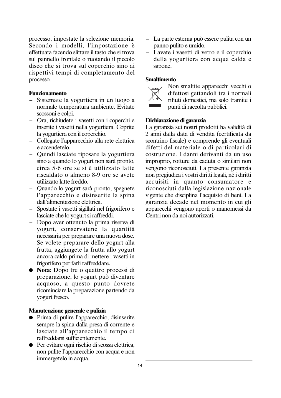 SEVERIN JG 3516 User Manual | Page 14 / 32