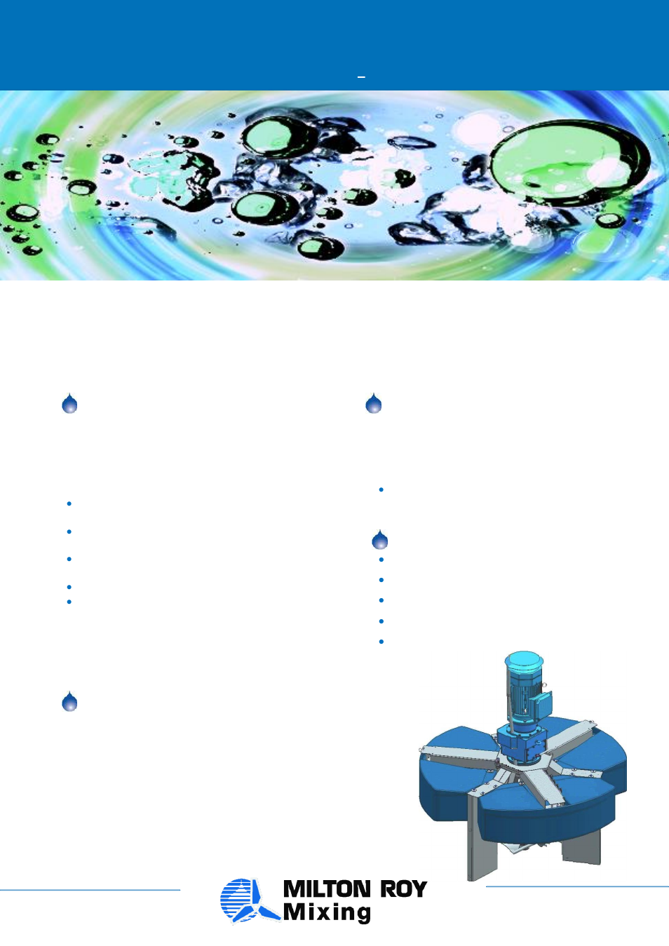 Milton Roy Mixing HELIFLOAT RANGE User Manual | 2 pages