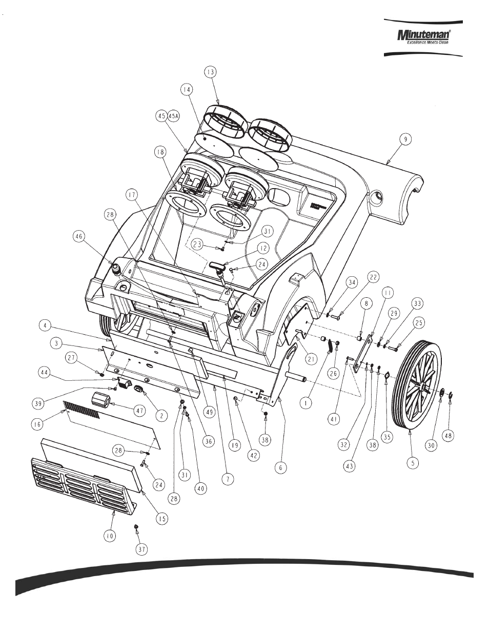 Minuteman MPV-31 Wide Area Vac User Manual | Page 13 / 23