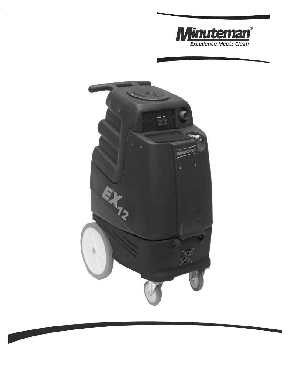 Minuteman EX12 Carpet Extractor User Manual | 18 pages