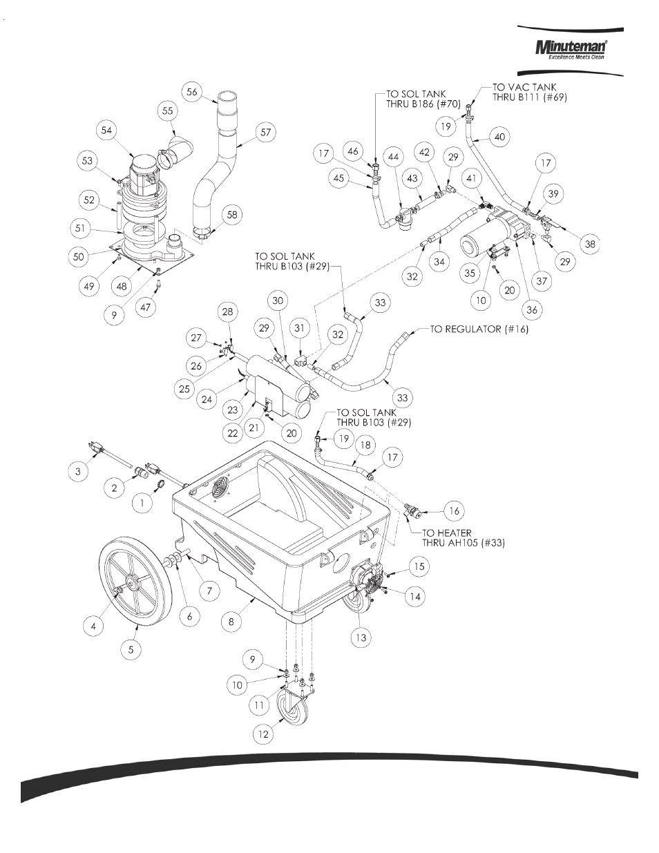 Minuteman EX12 Carpet Extractor User Manual | Page 14 / 18