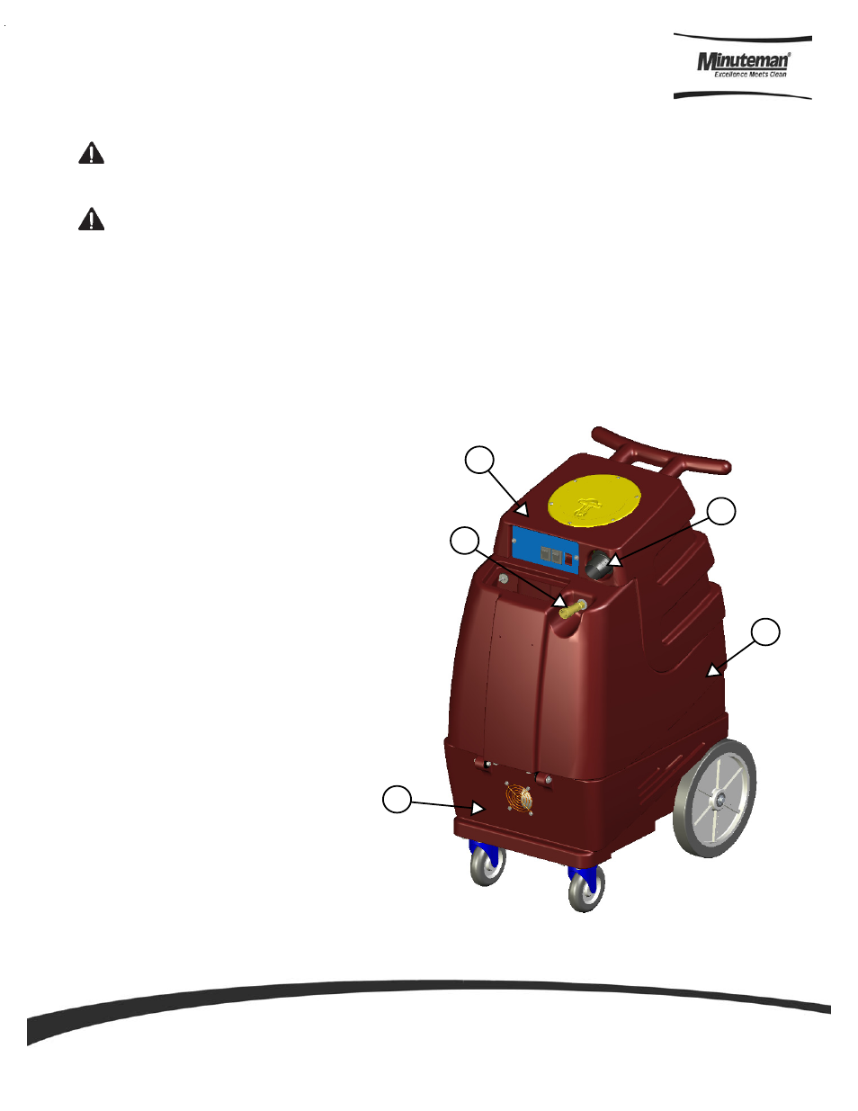 Minuteman EX12 Carpet Extractor User Manual | Page 5 / 18
