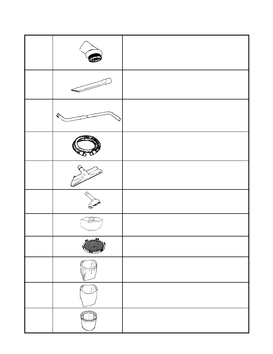 Tools and accessories | Minuteman C82917-02 Bio-Haz Vacuum User Manual | Page 13 / 14