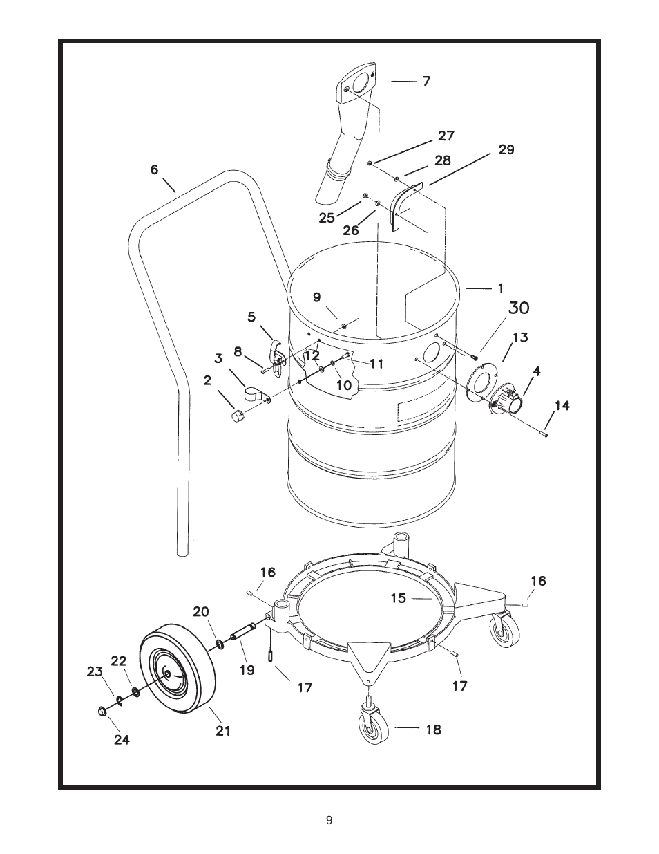 Minuteman C80215-01, 02, 03, 04 X-1000 & MX-1000 Vacuum Series User Manual | Page 10 / 16
