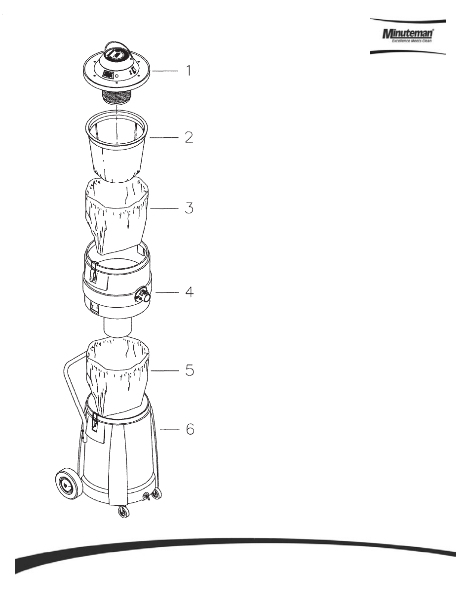 Poly tank with 1:1 adapter | Minuteman X839 Asbestos Series Wet_Dry Vacuum User Manual | Page 9 / 18