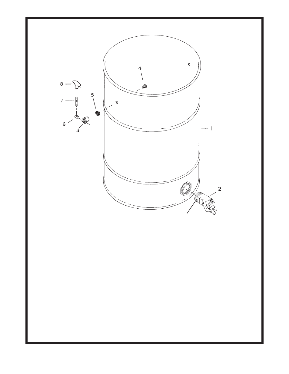 Parts list | Minuteman C87355-01 7910-00-632-9840 Flammable Liquid Recovery Vacuum User Manual | Page 5 / 8
