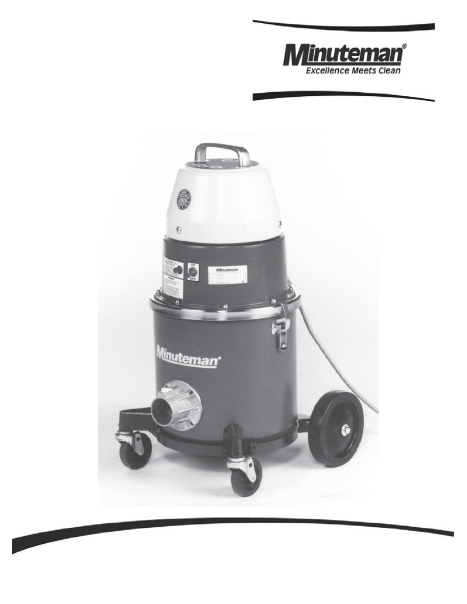 Minuteman CRV Clean Room Vacuum User Manual | 13 pages