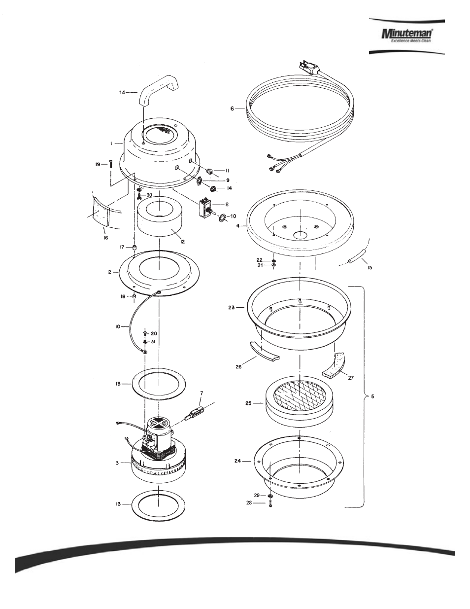 Minuteman MRS-6 Maxi-Guard II Mercury Vacuum User Manual | Page 7 / 10