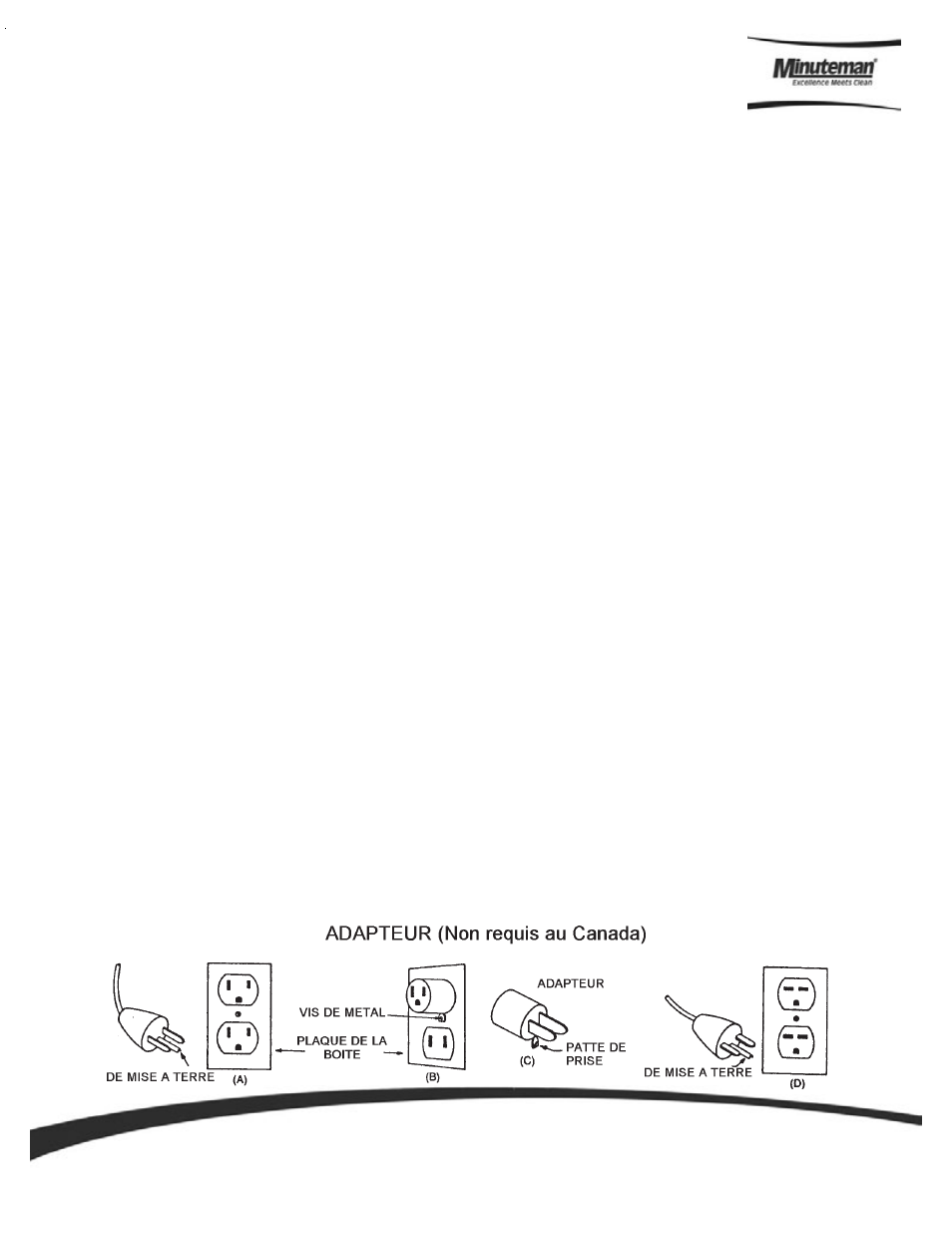 Avertissement | Minuteman C8420-115_C8420-240 Ambassador 20 User Manual | Page 7 / 26