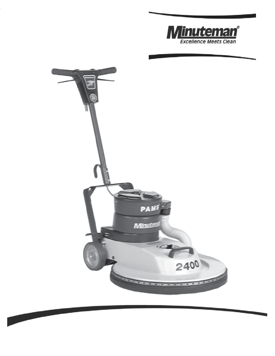 Minuteman M2400 Electric Burnisher W_ Dust Control Option User Manual | 20 pages