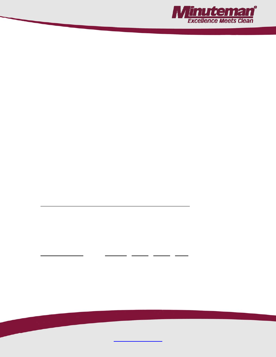 Minuteman FR20220-2S Front Runner Floor Machines User Manual | Page 14 / 14