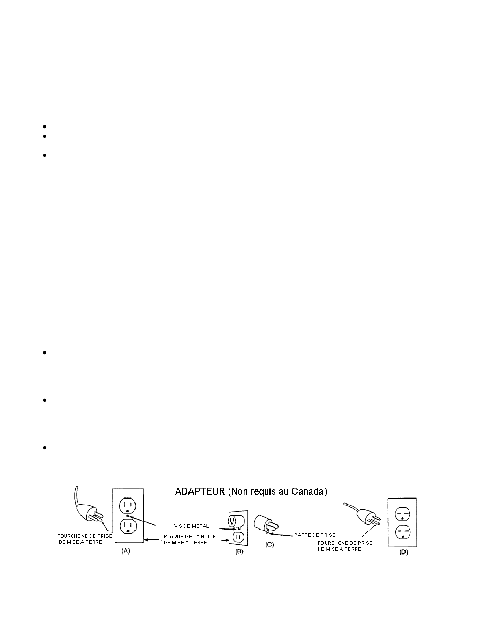 Inspection, Avertissement, Elecricite - 115 volt | Elecricite - 240 volt, Instruction pour prise de terre | Minuteman FR20220-2S Front Runner Floor Machines User Manual | Page 5 / 14